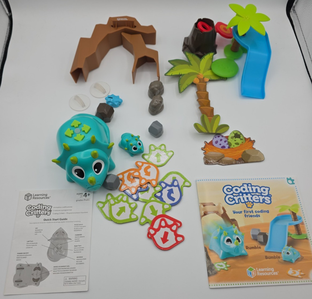 Learning Resources Coding Critters Rumble & Bumble 23 Pieces (LER3082) Open Box